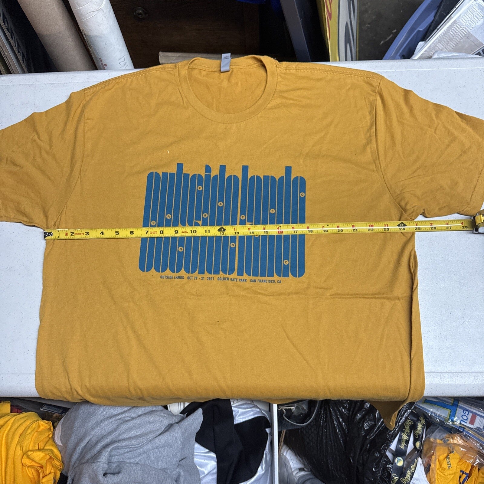 Outside Lands San Francisco 2021 Concert Golden Gate Tee Shirt T-Shirt Mens XXL5