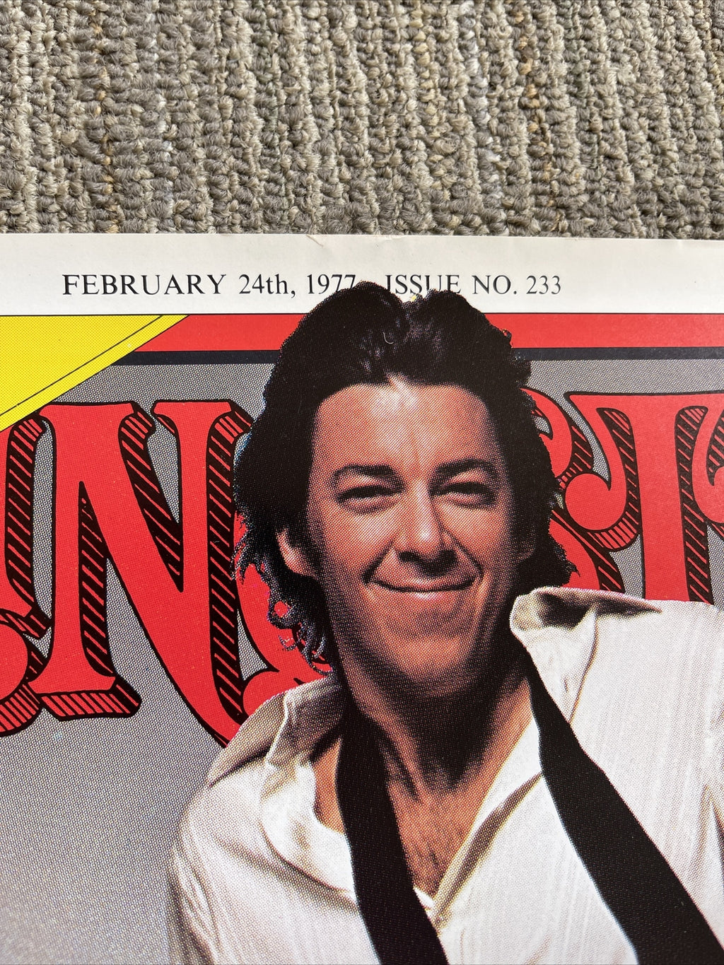 #156 1977 rolling stones magazine Boz Scaggs Promo Poster 22.5” x 18” original5