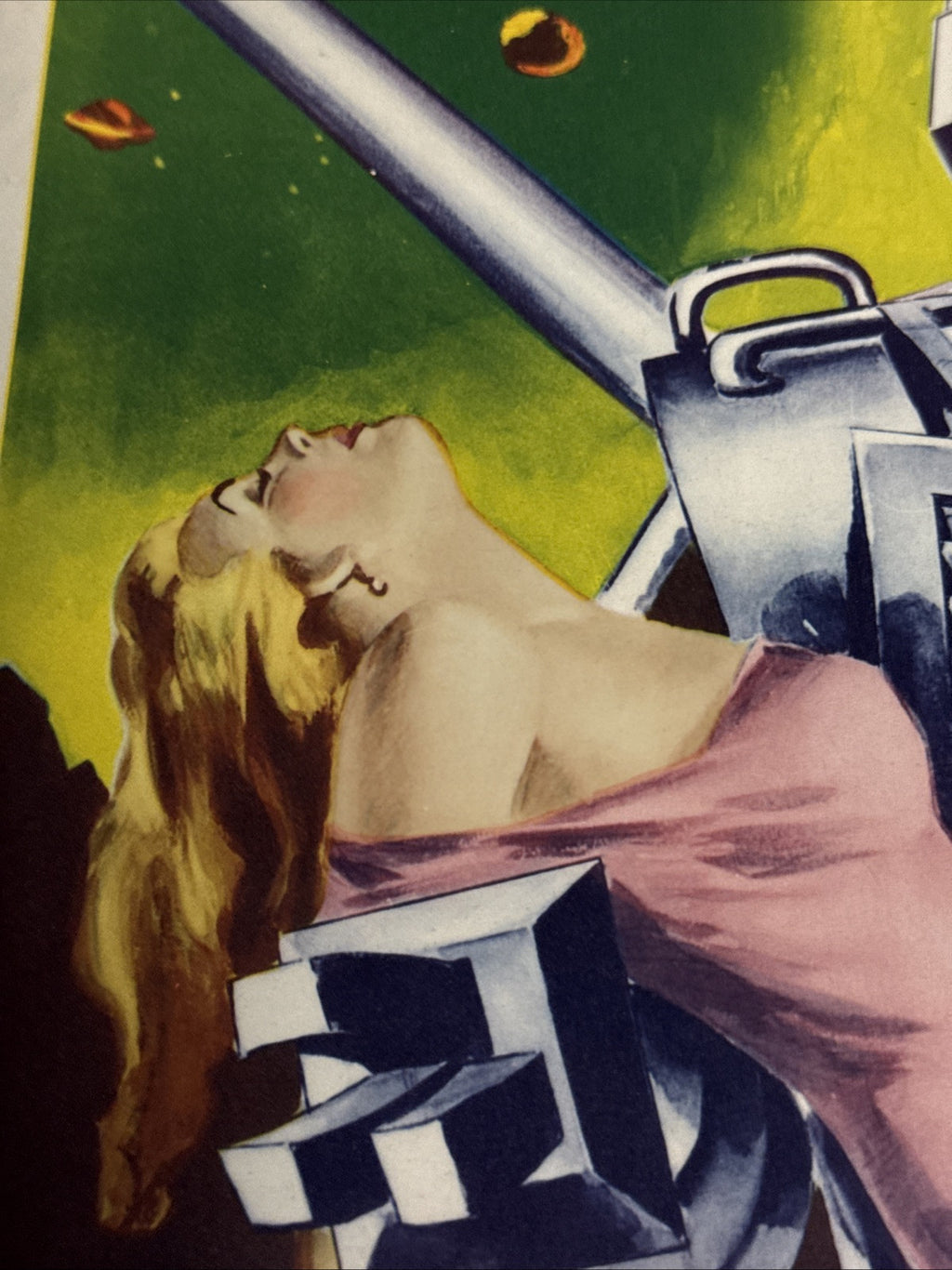 TOBOR THE GREAT ROBOT SCIENCE FICTION 1954 1/2 SHEET Movie Poster Original8