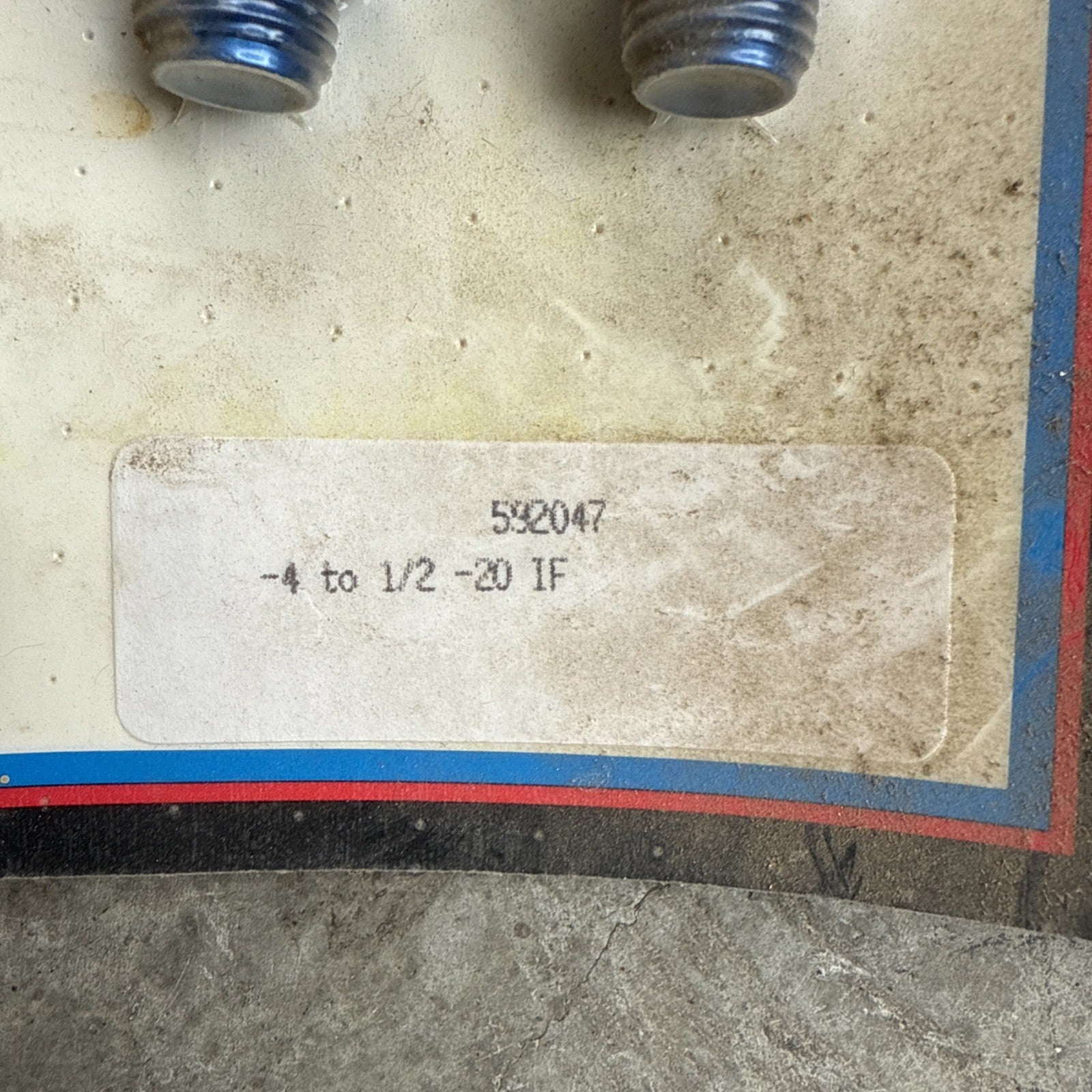 Earl's 592047 -4 to 1/2 -20 IF Fitting Adapter Lot of Two3