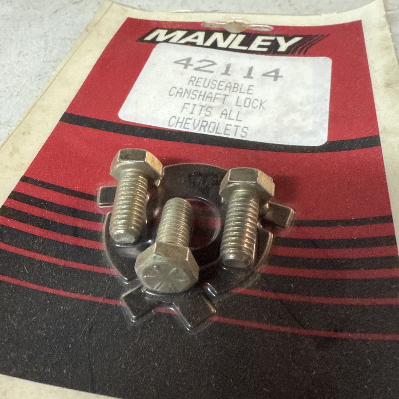 New Manley Reuseable Camshaft Lock Fits All Chevrolets 421143