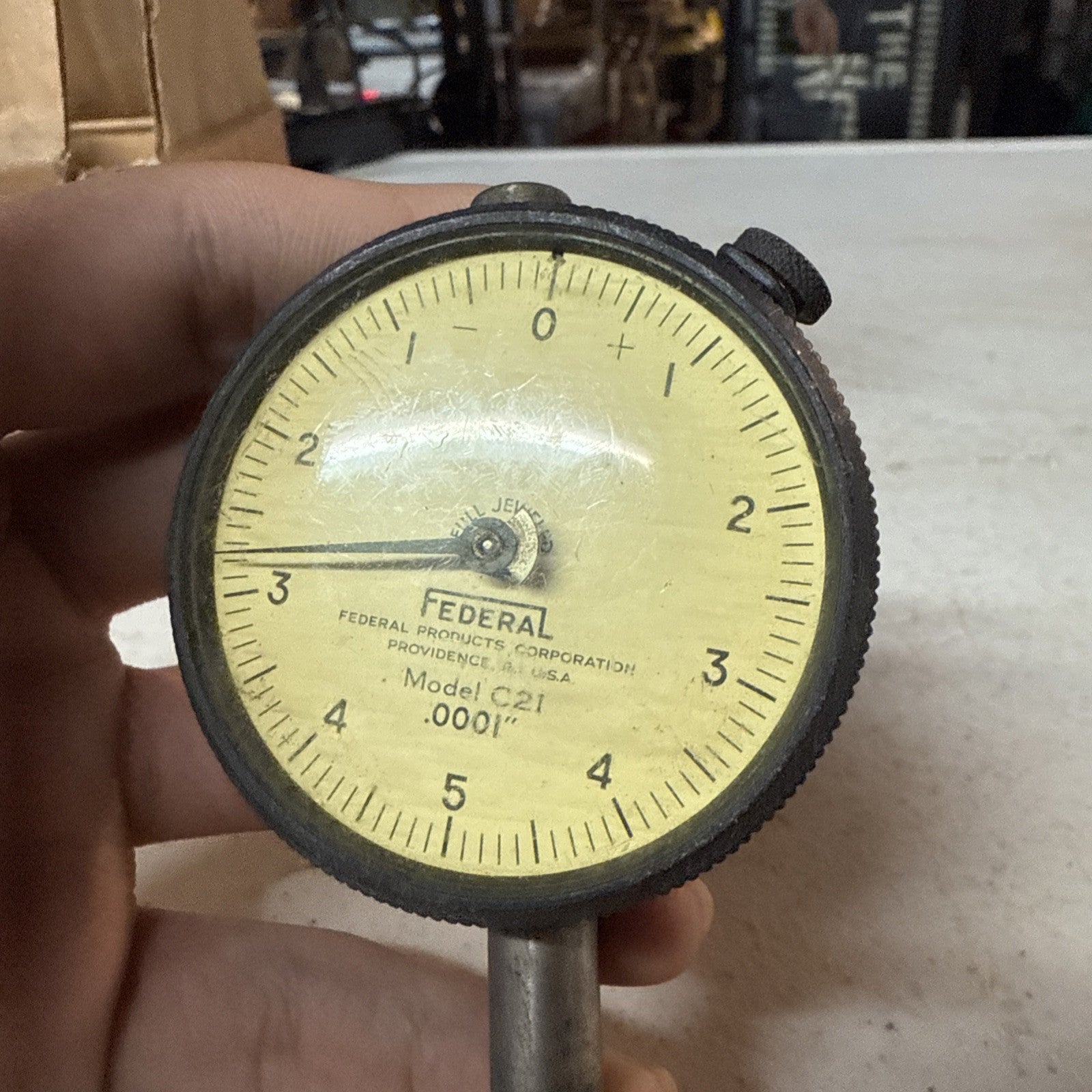 FEDERAL Dial Indicator Miracle Movement - No. C21- .0001" Range - NICE2