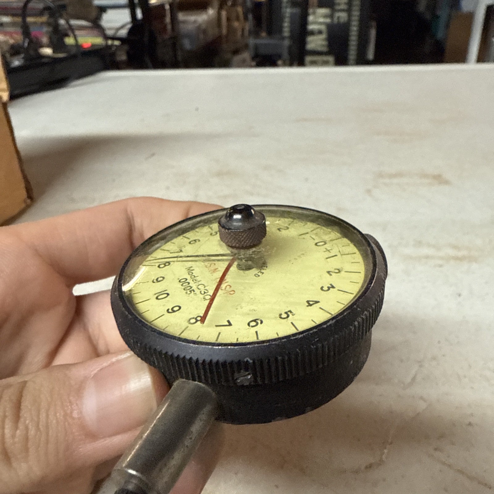 U.S.N. INSP Dial Indicator C3Q  .0005”  Machinist's DIAL full jewel2