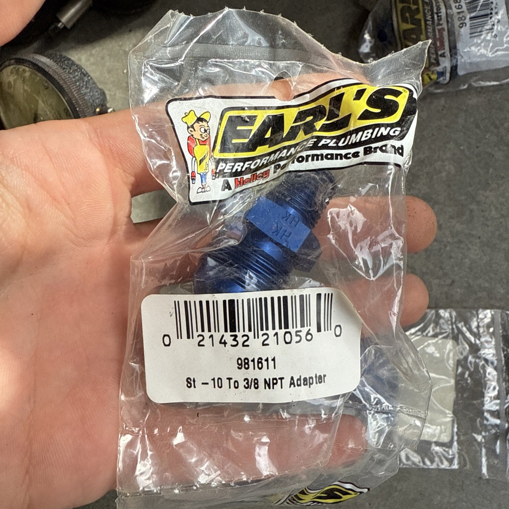 LOT OF 6 VINTAGE EARL'S 981611 ST-10 to 3/8  NPT ADAPTER4
