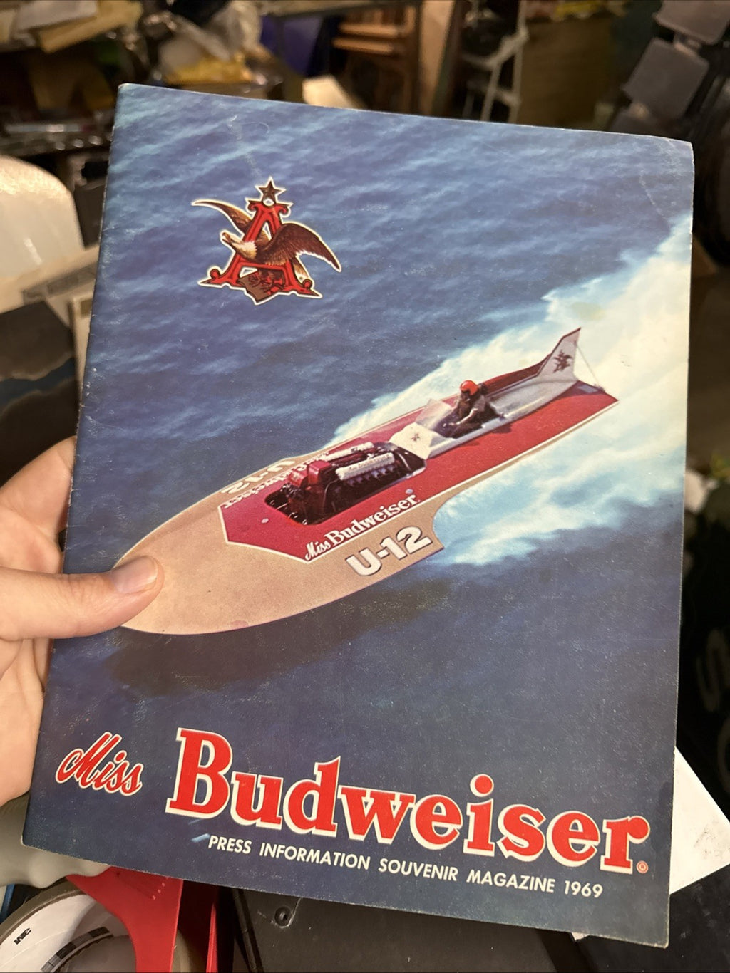 1969 Miss Budweiser Beer Boat 28 Page King of Beers Program Racing5