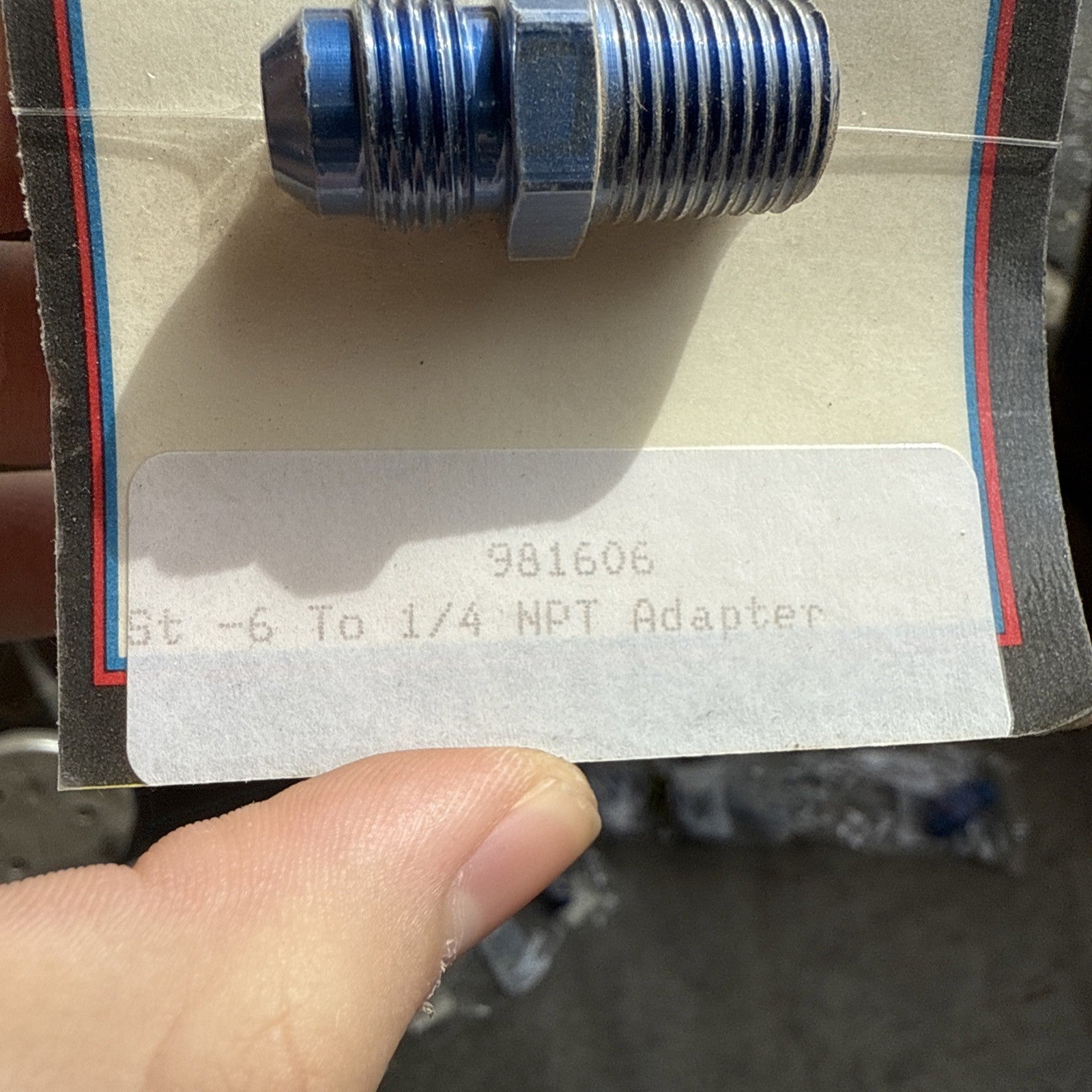 Earl's 981606 Straight Male ST -6 to 1/4 in NPT Adapter5