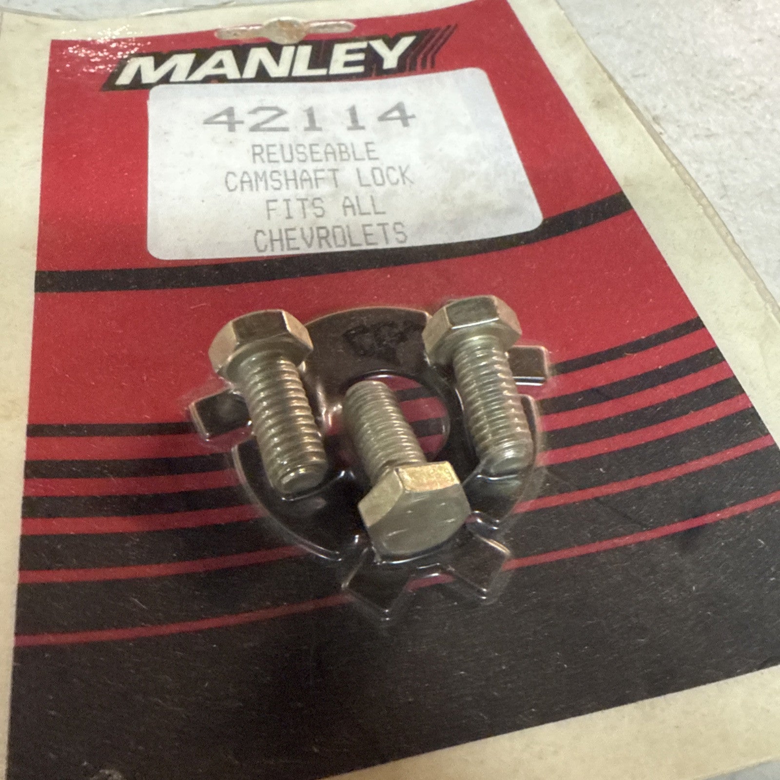 New Manley Reuseable Camshaft Lock Fits All Chevrolets 421142