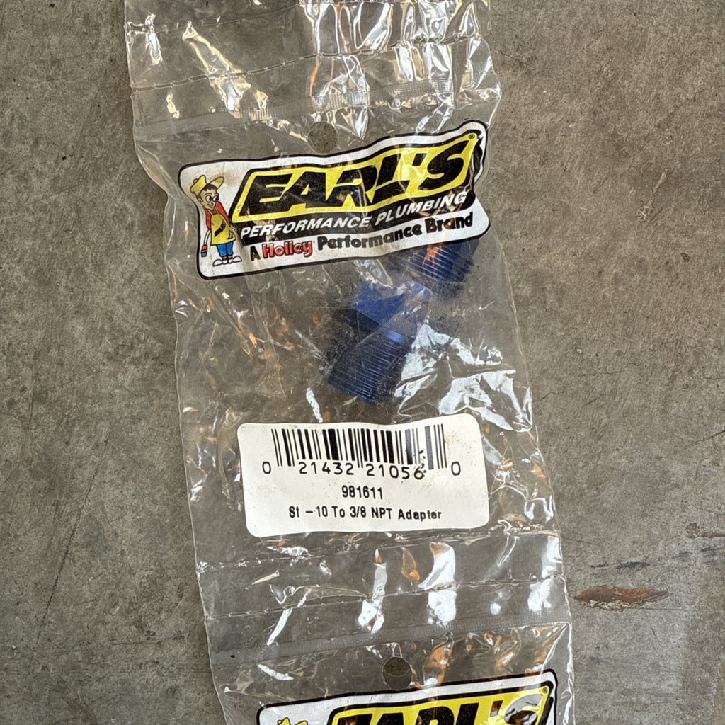 LOT OF 6 VINTAGE EARL'S 981611 ST-10 to 3/8  NPT ADAPTER1