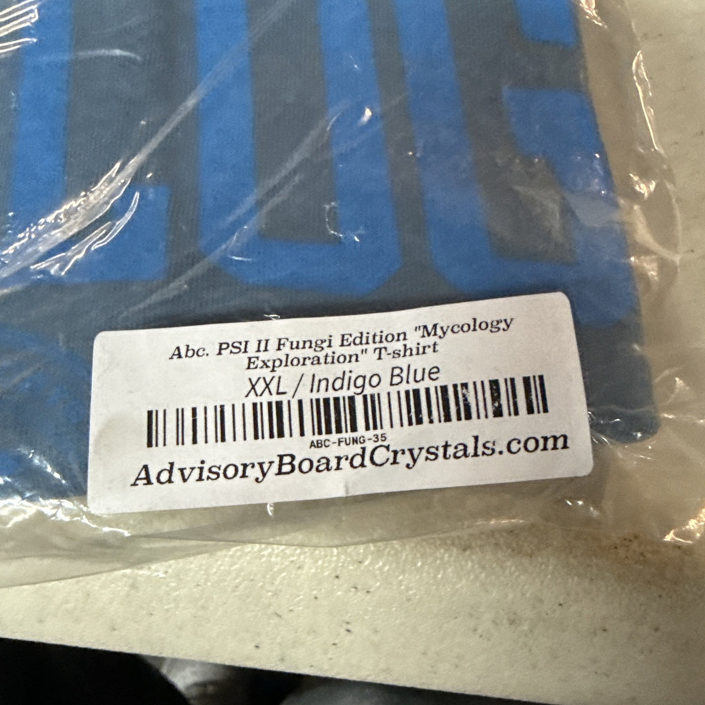 ABC PSI II Fungi Edition “Mycology Exploration” Size XXL T shirt Indigo blue1