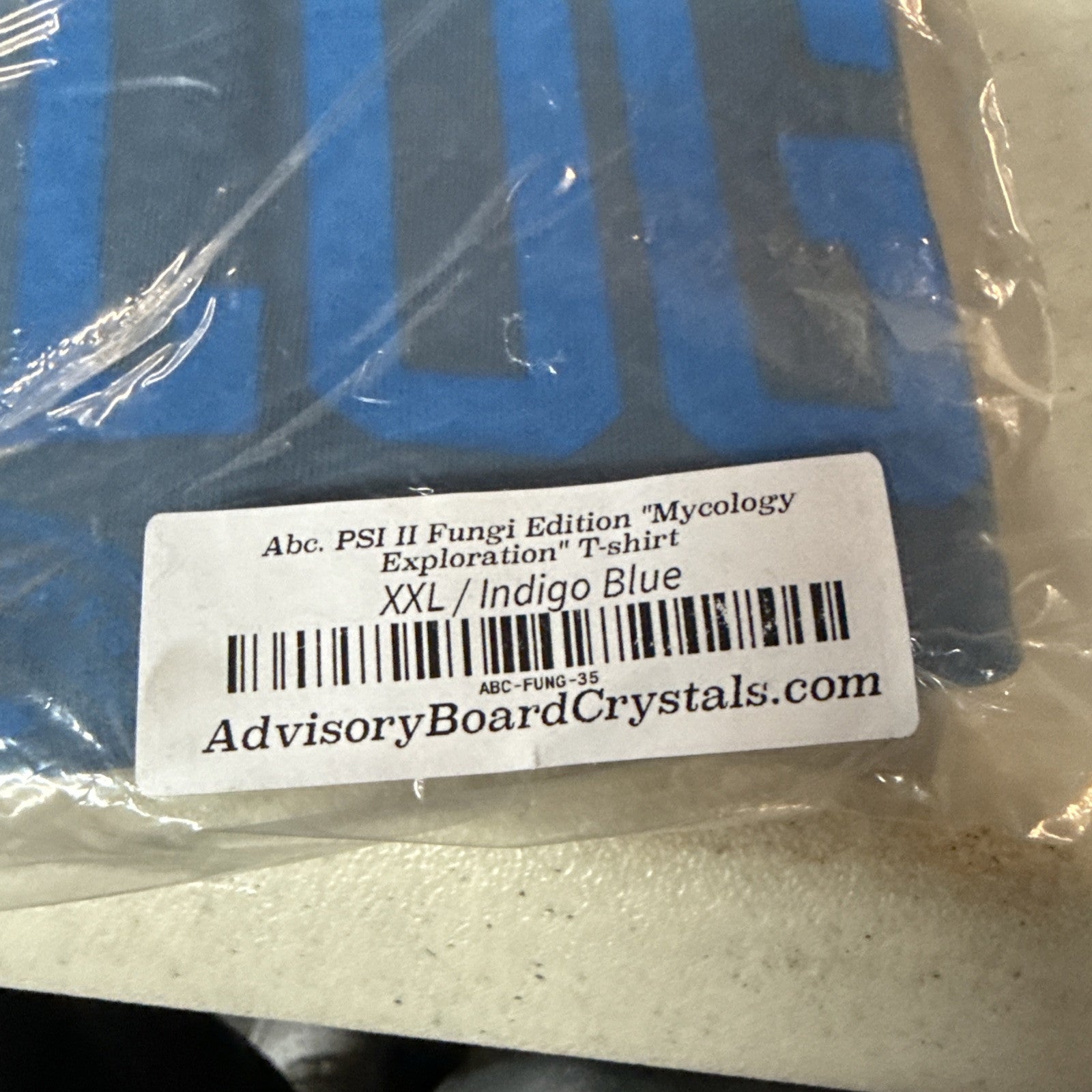 ABC PSI II Fungi Edition “Mycology Exploration” Size XXL T shirt Indigo blue1