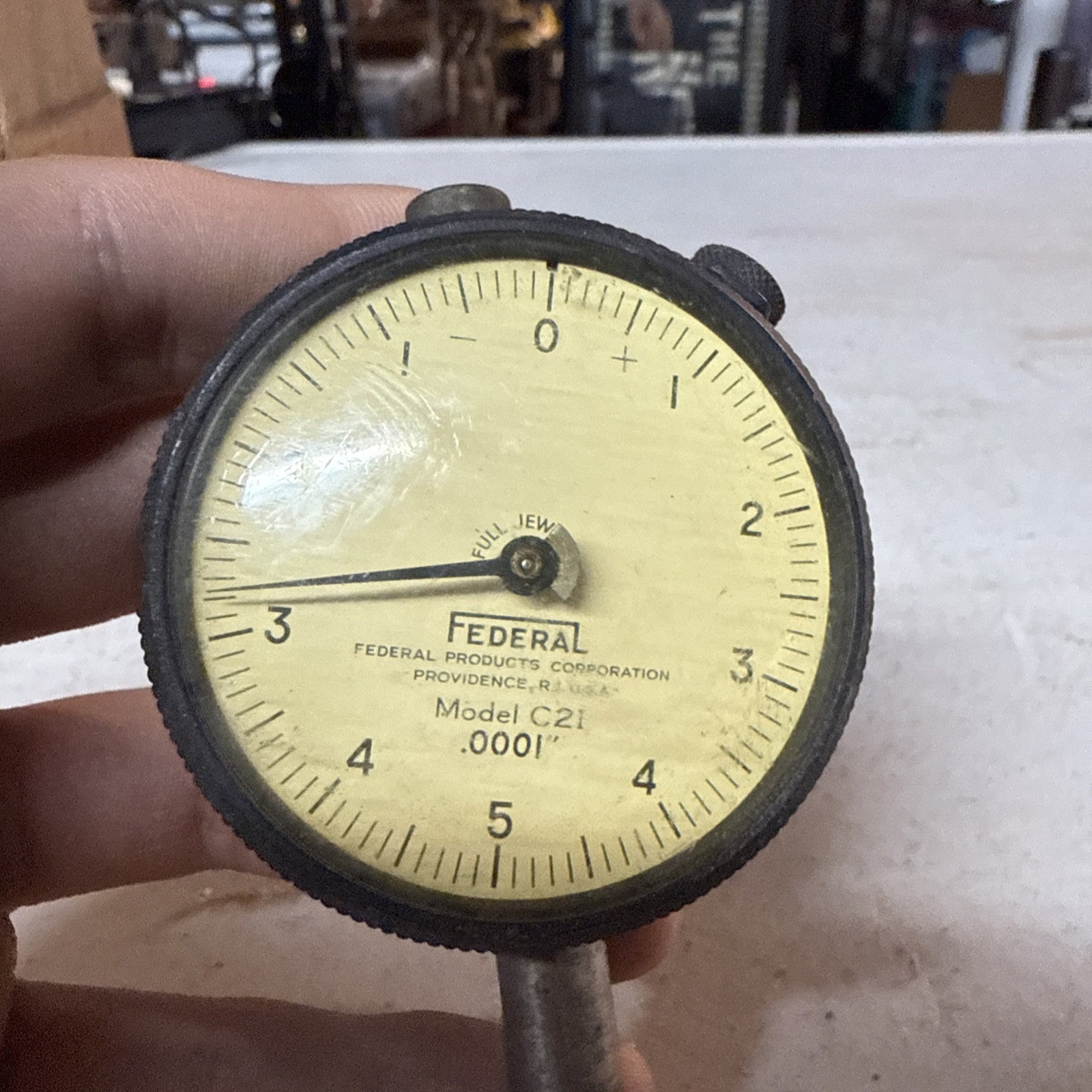 FEDERAL Dial Indicator Miracle Movement - No. C21- .0001" Range - NICE1